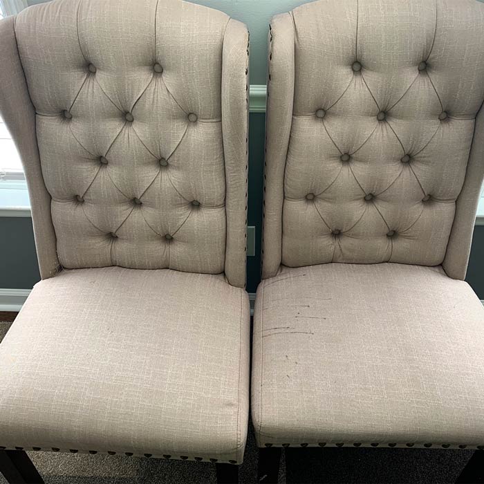 After upholstery cleaning in Summerville, SC