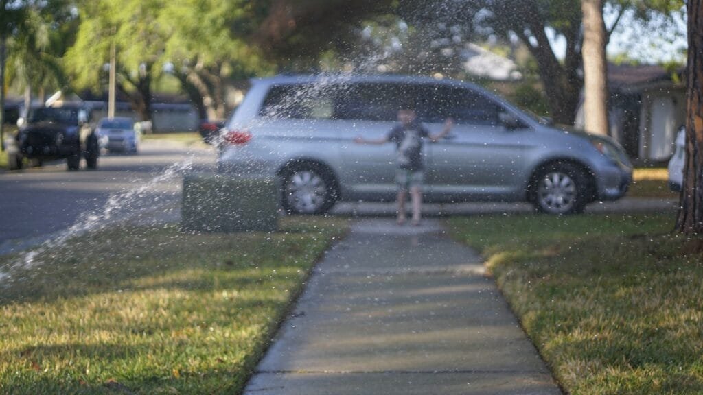 Pressure Wash Driveway