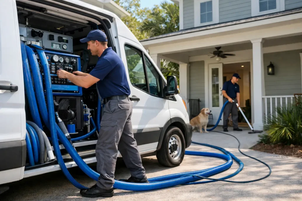 Truck Mounted Carpet Cleaning Explained