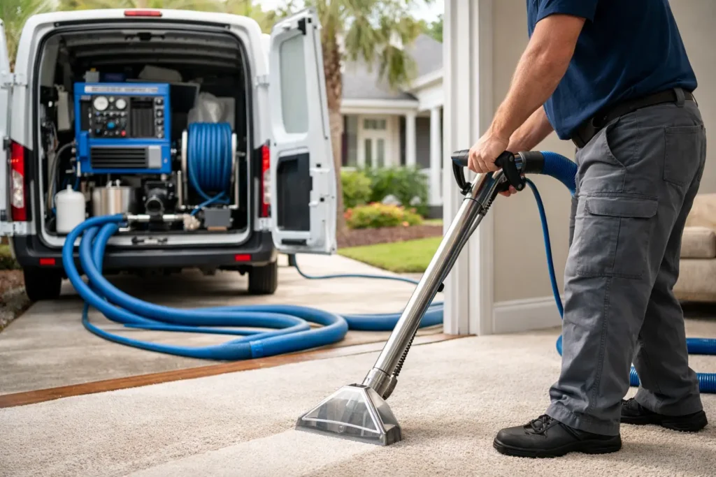What Is a Truck Mounted Carpet Cleaner?
