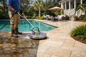 Clean Pool Decks Without Harsh Chemicals