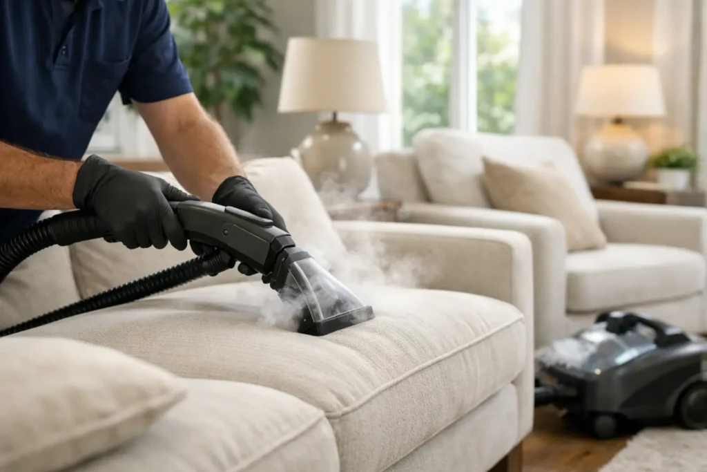 How to Steam Clean Upholstery Safely at Home