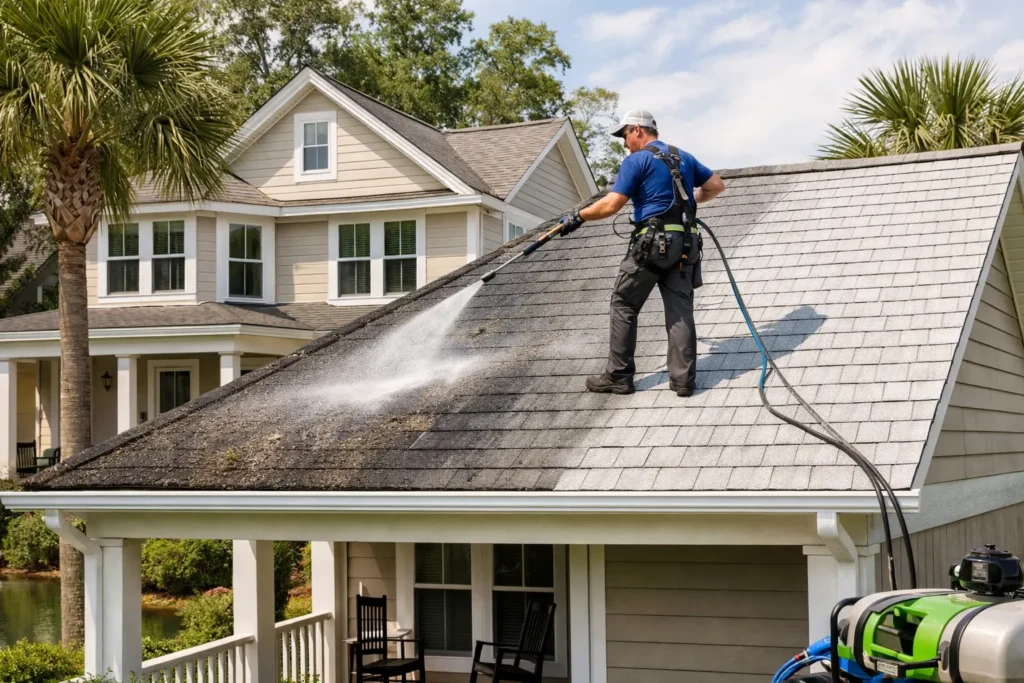 Roof Cleaning for Lowcountry Homes That Lasts