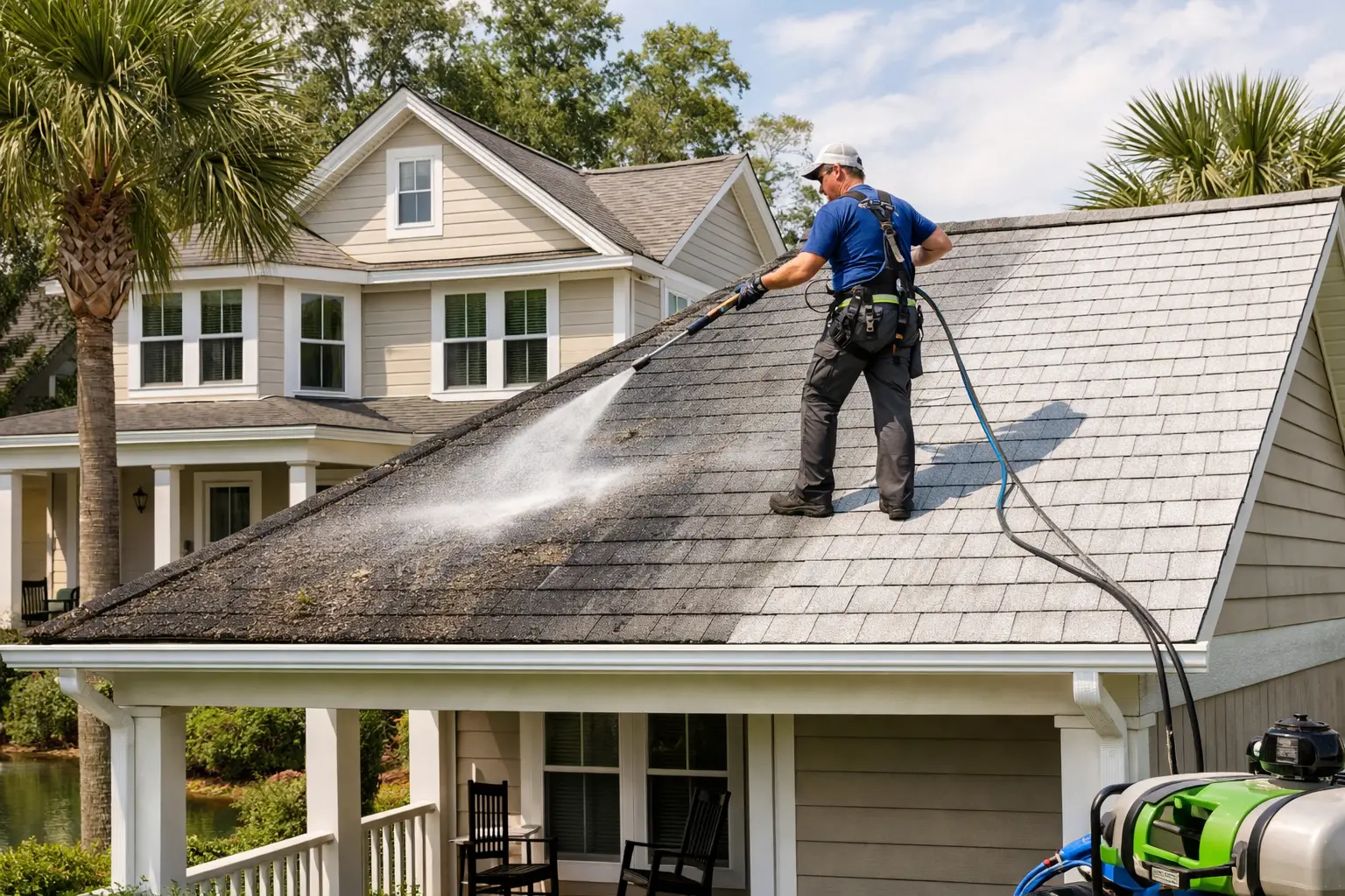 Roof Cleaning for Lowcountry Homes That Lasts